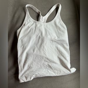 Lululemon White Ebb to Street tank